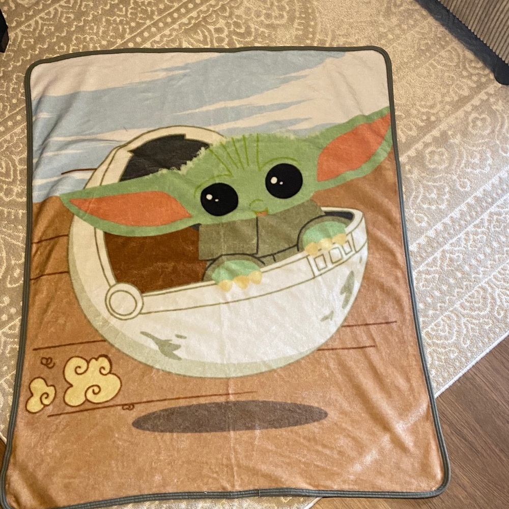 Baby Yoda Fleece Blanket